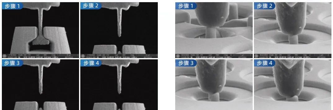 納米力臺(tái)拉伸過(guò)程